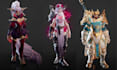 do custom stylized 3d game character model for games animation and 3d modeling