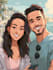 couple portrait wedding portrait illustration