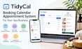 setup tidycal booking calendar appointment spa logo menu scheduling integrations