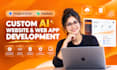 do ai website development, website design and web app development