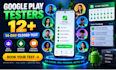 provide 12 testers for google play closed testing