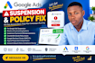 fix google ads suspension circumventing system policy violation appeal