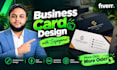 create unique luxury business card design