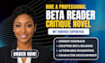 beta read your memoir and provide honest reader  emotional feedback