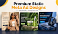 design static ads premium static ads banner, creative static meta ads