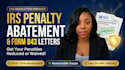 draft your irs penalty abatement letter and form 843