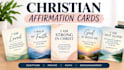 design christian affirmation cards, scripture cards and prayer journal