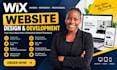 design wix website and redesign a business wix website