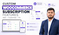 add custom woocommerce subscription features to your website