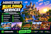 build amazing minecraft builds, houses, maps and structures