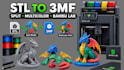 convert and split stl models to 3mf for bambu lab 3d printing
