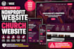 build nonprofit website and church website