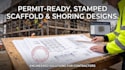 design and stamp scaffolding shoring engineering, structure engineering