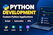 build a python application, script, or automation