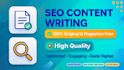 write SEO optimized website content