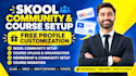 do skool online course creation, migrate course content, skool video course