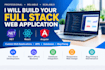 develop a full stack web application using dot net