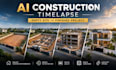 create a professional construction timelapse video