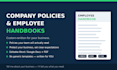 write company policies and employee handbook documents