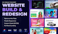 design or redesign website on wix, weblium or tilda