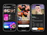 develop a mobile dating app, social media app and chat app