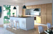 redesign your ikea kitchen with cabinets, layout, floor plan and 3d rendering