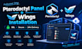 install pterodactyl panel and wings on your vps
