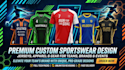 create sublimation or personalized jersey designs