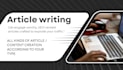 creative article and content writing