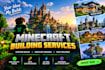 create detailed, creative, and custom minecraft builds, castles, cities