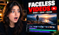 create faceless youtube ai videos, voiceover and video editing