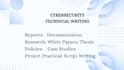 do cybersecurity research, projects, and technical documents