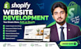 do shopify website design, create shopify store, or shopify dropshipping store
