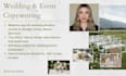 write wedding and event website copy