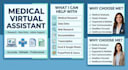 be your medical virtual assistant for admin and research tasks