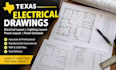 design texas electrical drawings, lighting, power and panel layouts