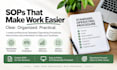 create clear professional sops and process documentation