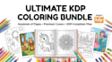 create a kids coloring book for amazon KDP