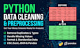clean and preprocess your dataset in python