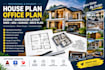 house plan office plan design, warehouse layout, shed, adu, garage, deck plan