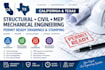 california texas structural civil mep engineer mechanical engineering permit