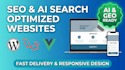 build a single page SEO and ai search optimized website