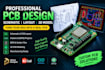 design a professional pcb schematic and pcb layout