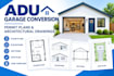 create adu garage conversion permit plans and architectural