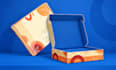 do box design, mailer box design and subscription box and 3d mockup design