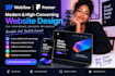 do webflow website design, framer website, figma to webflow, webflow developer