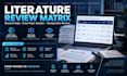 create a literature review matrix and research gap analysis