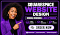 build squarespace landing page