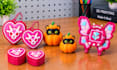 create 3d fidget clicker, 3d flexi animals, 3d flexi toys, 3mf stl 3d printing