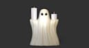resize ghost candlestick, tool organizer,christmas centerpiece decor,3d printing